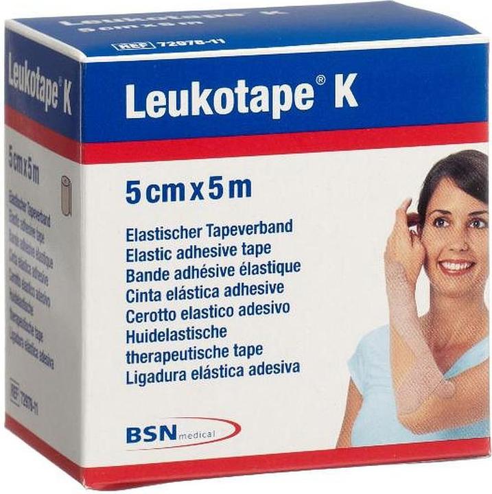 Actual product image BSN Leukotape® K 5 x 5 m 5 pcs skin colored (5 m)