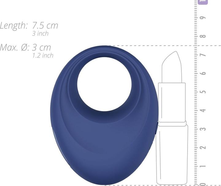 Image du produit Amorelie Grow Anneau pénien contrôlé par application (3.20 cm)