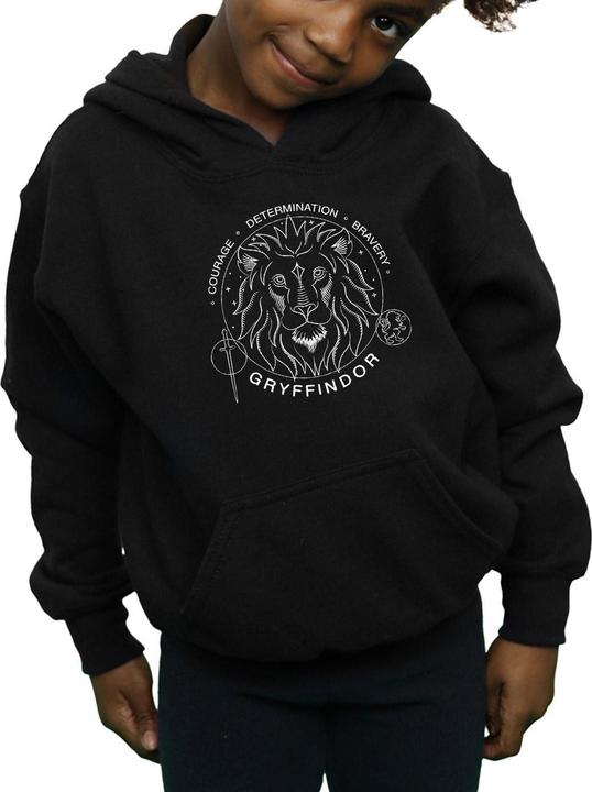 Produktbild Gryffindor Seal Kapuzenpullover Mädchen (140, 146)
