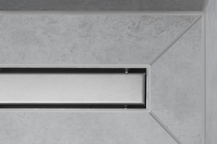 Image du produit hansgrohe RainDrain Match Set de finition Caniveau de douche 1000 avec cadre réglable en hauteur (inox brossé) (1000 mm)