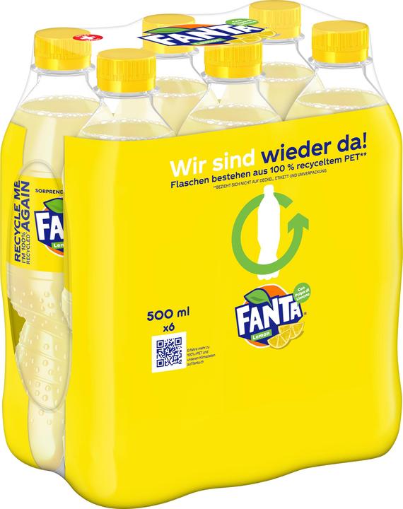 Produktbild Fanta Lemon (6 x 50 cl)