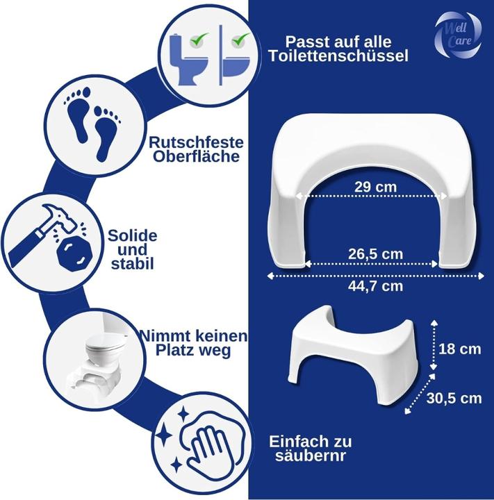 Image du produit Well Care Tabouret de toilette
