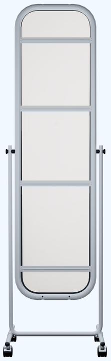 Image du produit CLP miroir sur pied Medusa angulaire, blanc (48 x 166 cm)