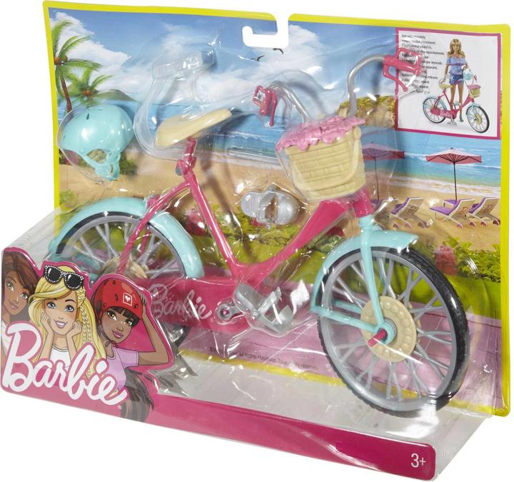 Image du produit Barbie Bicyclette - Poupée Mannequin - 3 ans et +