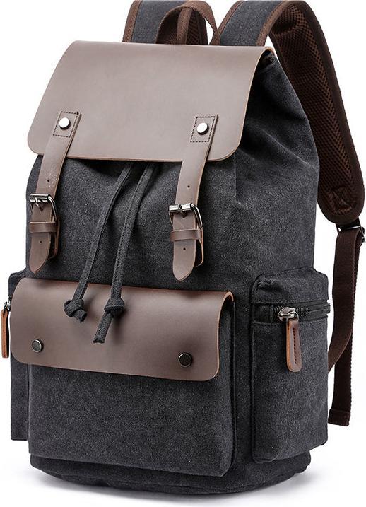 Produktbild Only-Bags.Store Trendy Retro Canvas Computer Tasche Rucksack, Student School Bag, Retro Casual Backpack, Strong