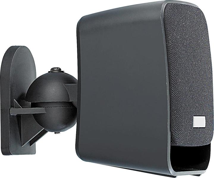 Produktbild Auvisio Kompakt-Halterung für Satelliten-Lautsprecher im 2er-Pack (Wandmontage, Drehbar, Neigbar)