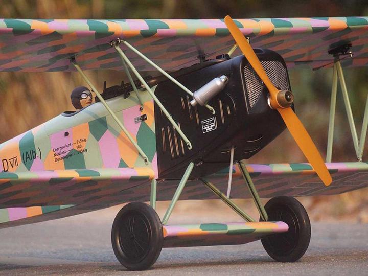 Image du produit Vq Models Fokker D7m / 1730mm ARF Doppeldecker (Voltige)