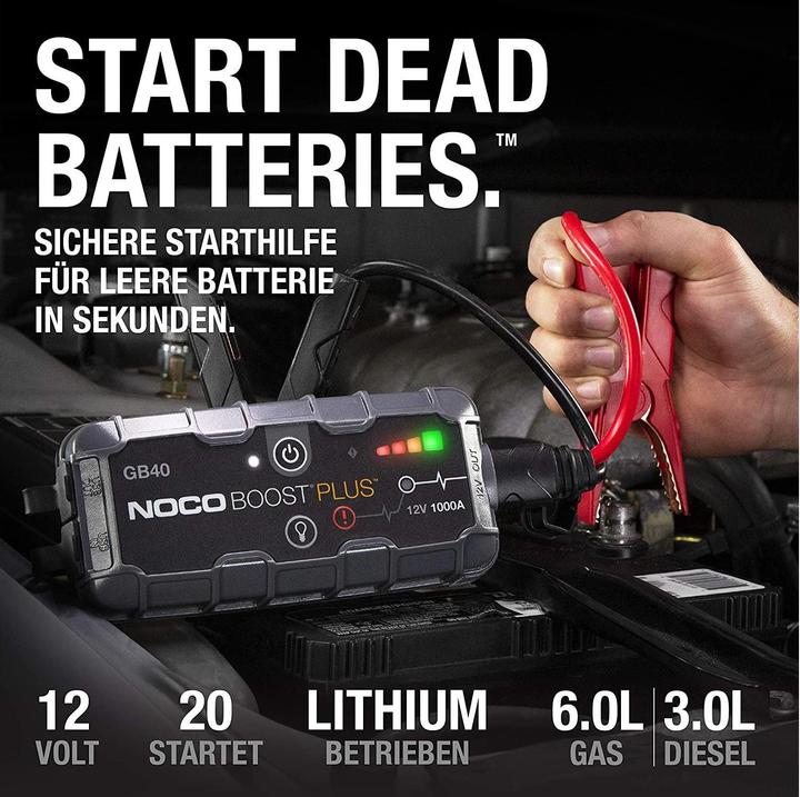 Actual product image Noco GB40 genius BOOST (1000 A, 2150 mAh)