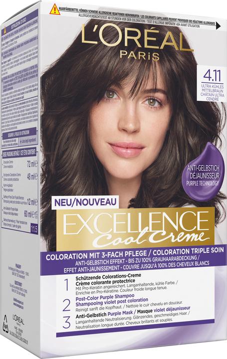 L'Oréal Paris Excellence Purple (45600 Ultra Kühles Mittelbraun)