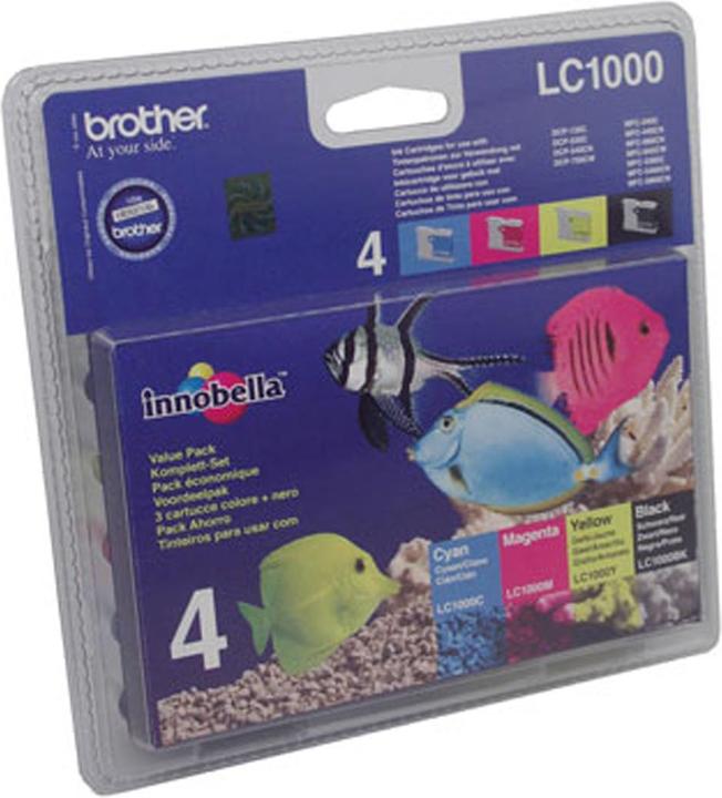 Produktbild Brother LC1000VALBP Value Pack (M, BK, C, Y)