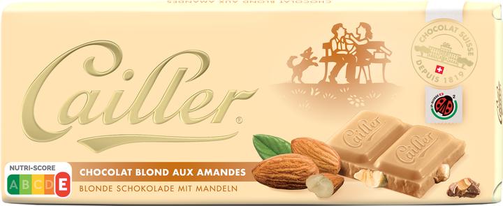 Cailler Blond Chocolate Bar with Almonds (100 g)