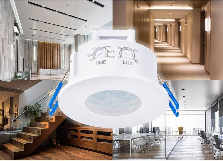 Produktbild Sygonix SY-5995928 Decke PIR-Bewegungsmelder 360 ° Relais Weiss IP20 (8 m)