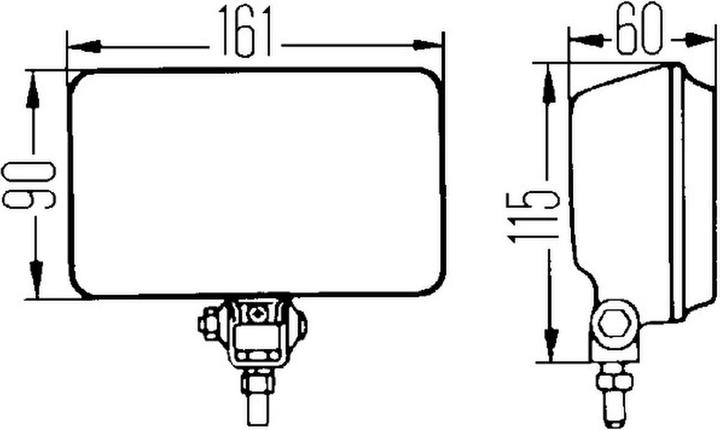 Actual product image Hella Fog light (H3)