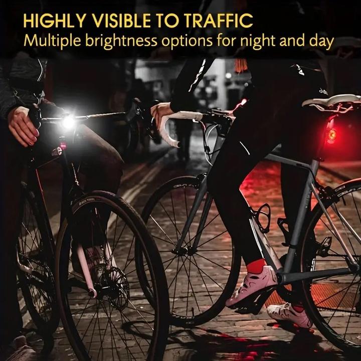 Immagine prodotto Cbx Set di luci LED per bicicletta Super Round