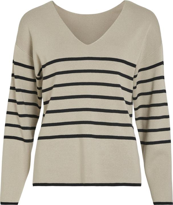 Vila V-Ausschnitt Strickpullover (S)
