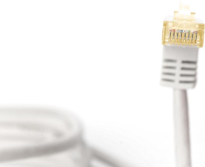 Produktbild Digitus CAT 6A S/FTP Patchkabel, Stecker 90° abgewinkelt (S/FTP, CAT6a, 15 m)