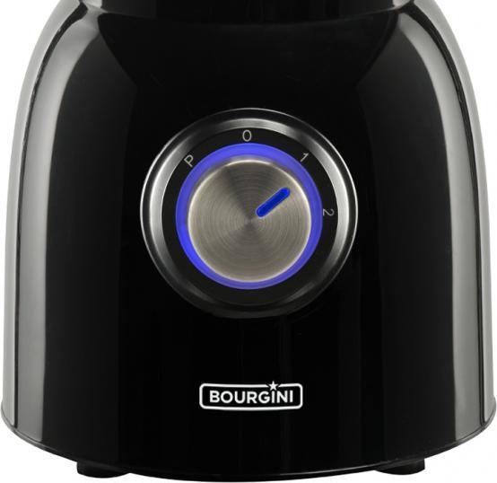 Actual product image Bourgini Nostalgic Blender Black 1.5L (600 W)