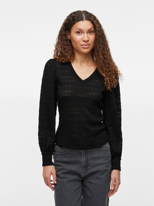 Immagine prodotto Vila V-Ausschnitt Oberteil mit langen Ärmeln (XL)