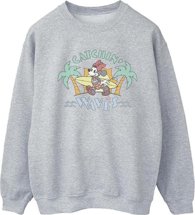 Disney Minnie Mouse Catchin Waves Sweatshirt (XL)