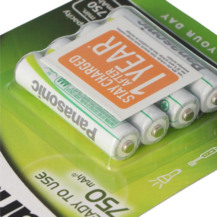 Immagine prodotto Panasonic Rechargeable (4 pz., AAA, 750 mAh)