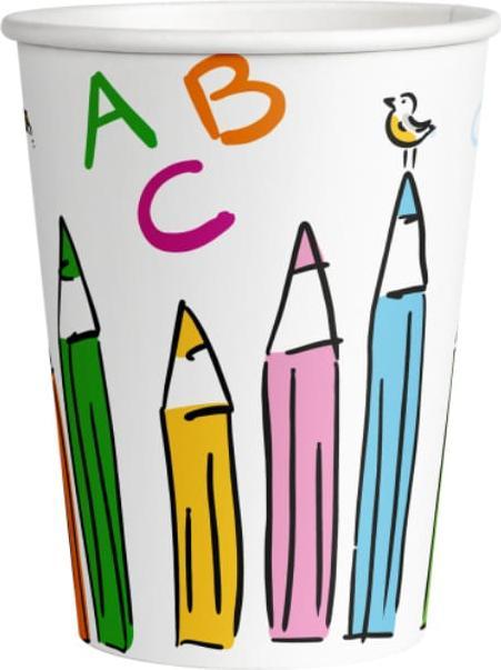 Image du produit Magni Gobelet en carton Début d'école 250ml 8pcs (8 x)