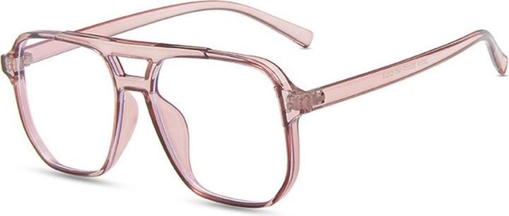 Actual product image Techsuit - Anti-Blue Light Glasses Reflex PC (PC28014-C4) - Square - Pink