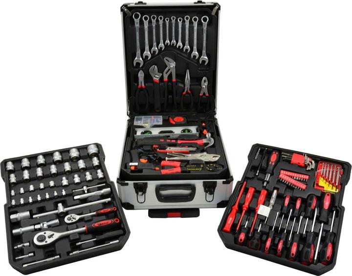 GEKO Toolbox 186 parts, AL-Bau (186 pieces)