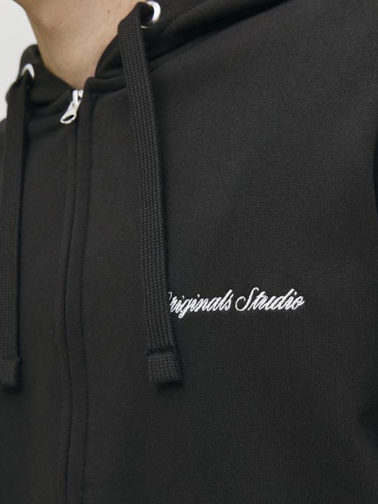 Actual product image Jack & Jones Jornorrebro Emb Sweat Zip Hood Noos (XS)