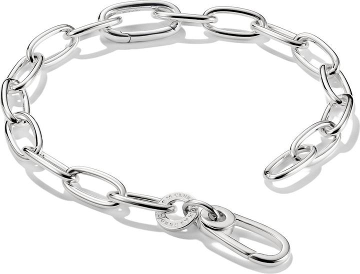 Immagine prodotto Thomas Sabo Charm-Armband mit einem Connect Link Silber (19 cm, Argento)