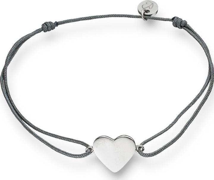 Produktbild Glanzstücke München Damen Herz Sterling Silber silber 15,0 - 22,0 cm, flexibel einstellbar - 5974 (22 cm, Sterling Silber)
