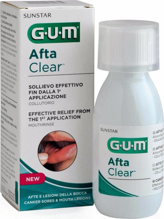 Produktbild GUM Sunstar AftaClear (120 ml, Mundspülung)