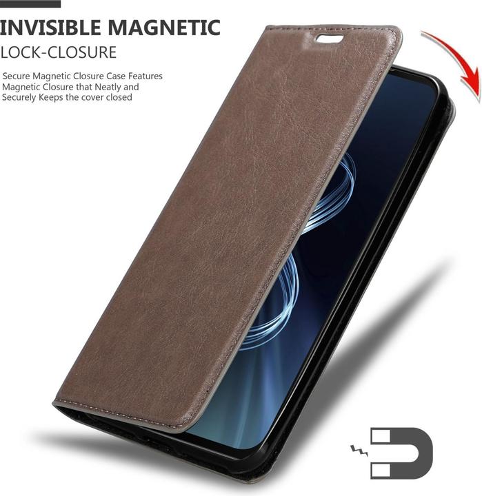 Immagine prodotto Cadorabo Libro Invis. Coperchio magnetico (Asus Zenfone 8)