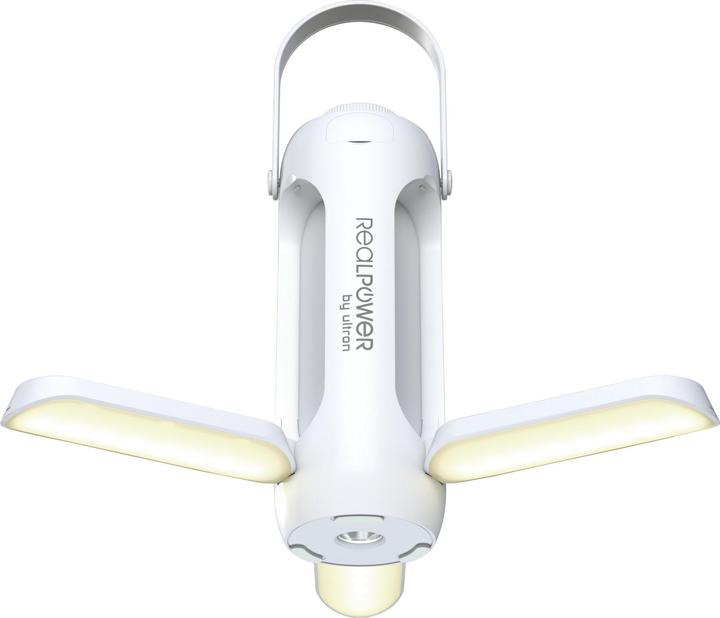 Actual product image RealPower outdoor LED lamp OL-6000,6.000 mAh,Solar,Flashlig