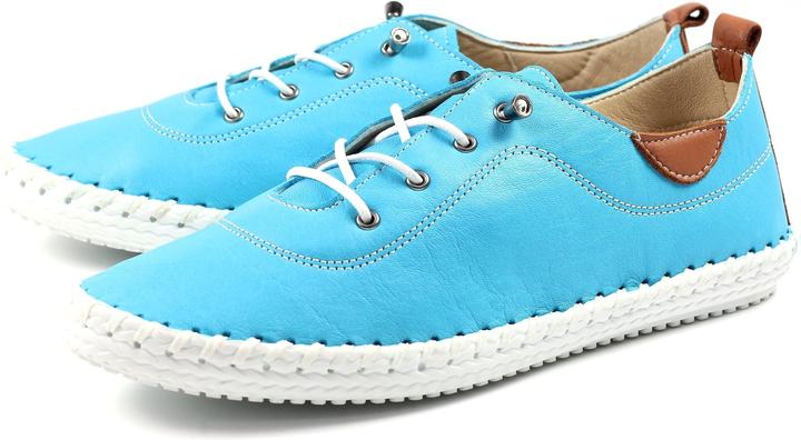 Produktbild Lunar Leinenschuhe St Ives Leder (41)