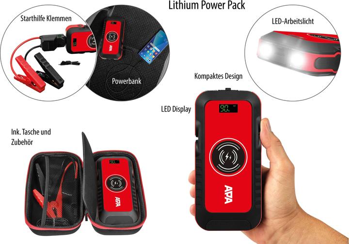 Actual product image APA Powerpack (1200 A, 16000 mAh)