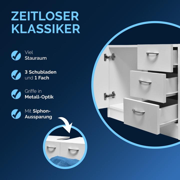 Image du produit Casaria Ensemble meuble de salle de bains