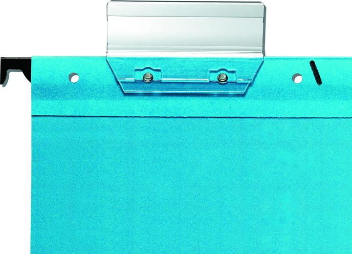 Actual product image Falken Full view tabs 60 x 35 mm (W x H) PVC transparent 50 pcs./pack.