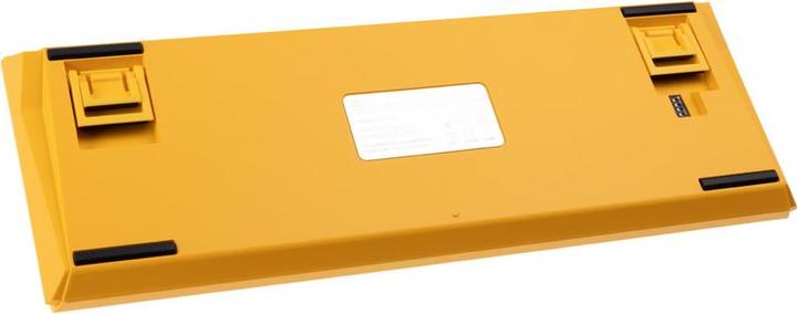 Actual product image Ducky One 3 yellow mini gaming keyboard, RGB LED - MX-Silent-Red (DE, Cable)