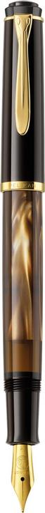 Produktbild Pelikan Füllhalter M200 Braun-Marm. EF Etui (Braun-Marmoriert Gold, 1 x)