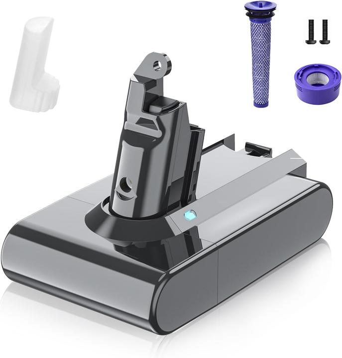 Produktbild Powtree Ersatzakku für Dyson V6 Staubsauger (inkl. Zubehör)