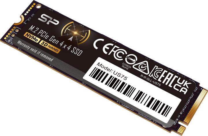 Image du produit Silicon Power SSD US75 4TB M.2 PCIe NVMe (4000 Go, M.2 2280)