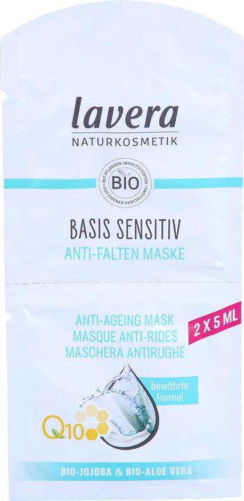 Lavera Anti-Falten Maske Q10 basis sensitiv (10 ml)