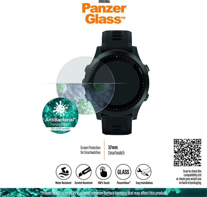 Actual product image PanzerGlass Screen protector 37 mm Smartwatches