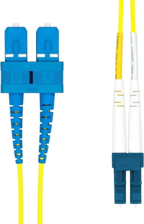 Image du produit ProXtend Câble fibre optique LC-SC UPC OS2 Duplex SM 7M (S/UTP, CAT6, 7 m)