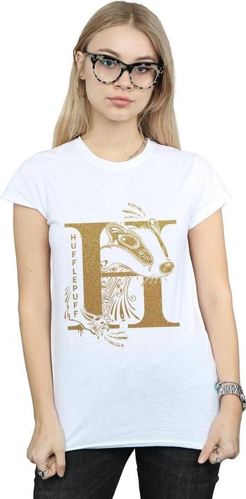 Immagine prodotto Hufflepuff Glitter Maglietta Donna (XL)