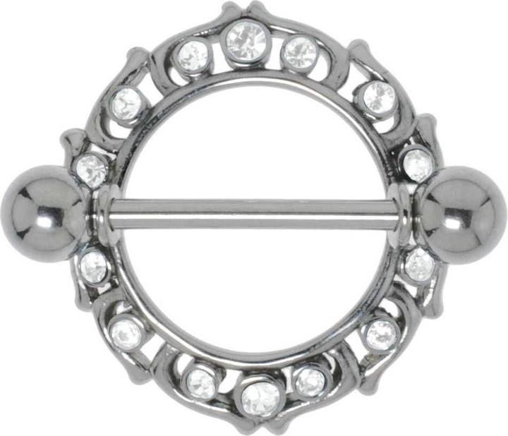 Immagine prodotto Bijouteria Piercing petto (Acciaio inossidabile, Argento 925, Vetro (di orologio))