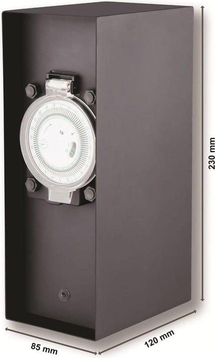 Image du produit Bold Garden Colonne de prises BOLD POWER Orio 10040 double, IP44, avec minuterie (2 x)