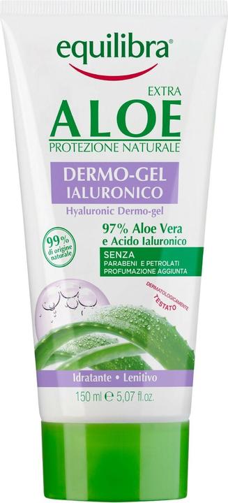 Actual product image Equilibra Extra Aloe Dermo Gel Aloe Vera Dermo Gel With Hyaluronic Acid 150Ml (Body gel, 150 ml)