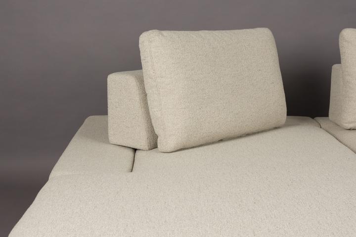 Actual product image Dutchbone Shelly Sofa Off-White Left Chaise Longue