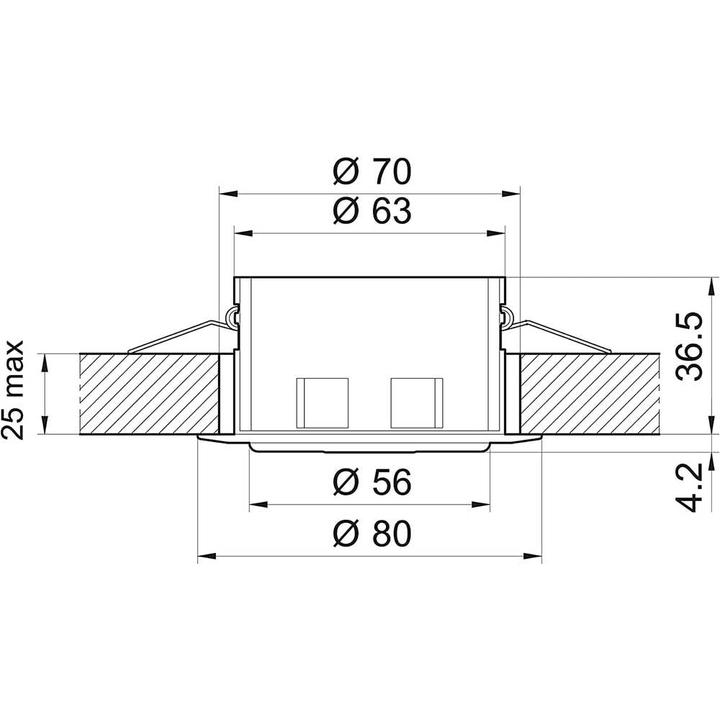 Image du produit Finder Détecteur de mouvement IR 1 pc 18.31.8.230.0000 230 V/AC 1 contact à fermeture (Ø) 65 mm (8 m)